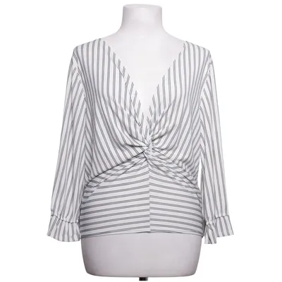 Omlottopp (Vit, Svart) från Bodyflirt Elastan, Polyester