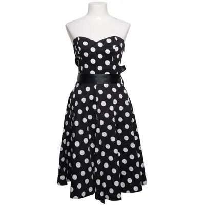 Robe de cocktail (Noir, Blanc) de Hearts & Roses Coton, Élasthane