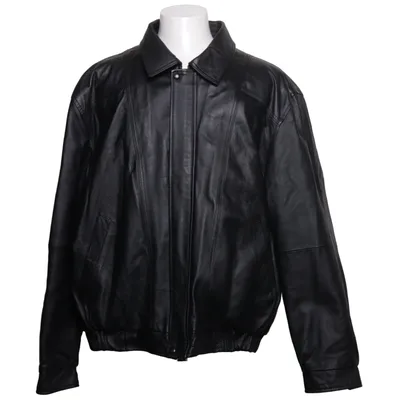 Läderjacka (Svart) från Lee Skinn, Polyester