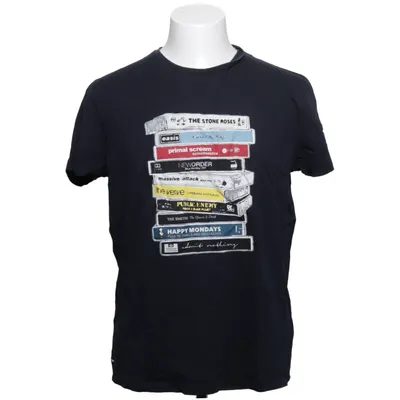 T-shirt (Blue, Multicolored) from Weekend Offender Cotton