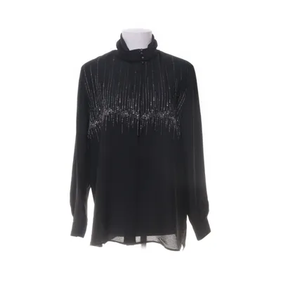 Blus (Svart, Silverfärgad) från Erfo Polyester