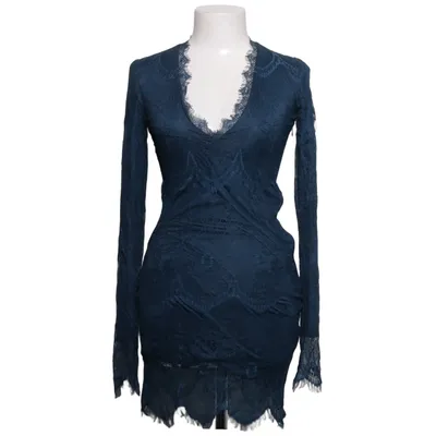 Robe de cocktail (Bleu) de Rebecca Stella Élasthane, Polyamide, Polyester