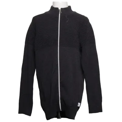 Kofta (Grå) från Kronstadt Polyester, Återvunnen bomull