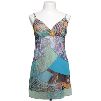 Robe (Vert, Bleu, Multicolore) Élasthane, Polyamide