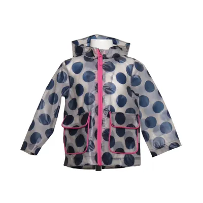 Regenjack (Blauw, Wit, Roze) van Mini Boden Polyurethaan