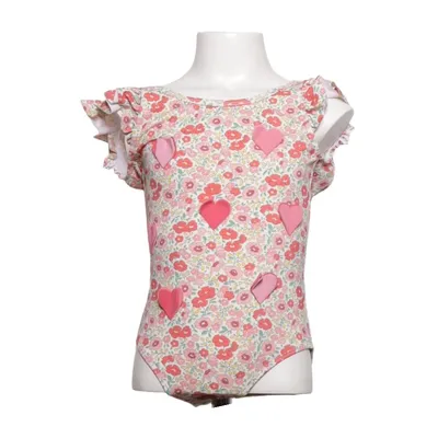 Maillot de bain une pièce (Rouge, Rose, Beige)