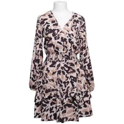 Klänning (Svart, Beige, Vit) från Glamour Elastan, Polyester