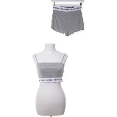 Pyjamas (Grå) från PrettyLittleThing Akryl, Polyester