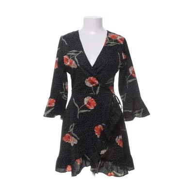 Omlottklänning (Svart, Flerfärgad) från Influence Polyester