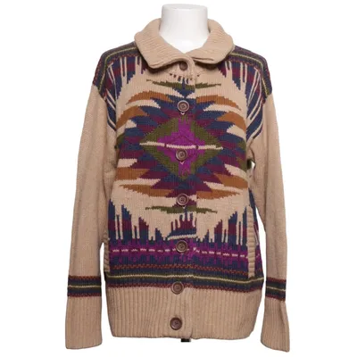 Cardigan (Beige, Lilla, Flerfarvet) fra Eddie Bauer Akryl, Alpacauld, Nylon