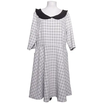 Jurk (Wit, Zwart) van Joanie Elastaan, Polyester
