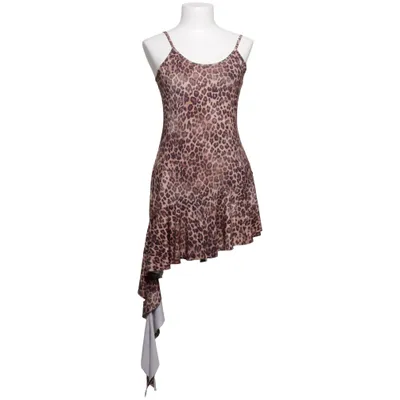 Dress (Brown, Black) from Monki Elastane, Polyester