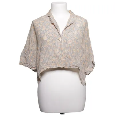 Chemise à manches courtes (Blanc, Bleu, Jaune) de Sessún Viscose