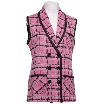 Väst (Rosa, Svart) från Sem Per Lei Bomull, Elastan, Polyester