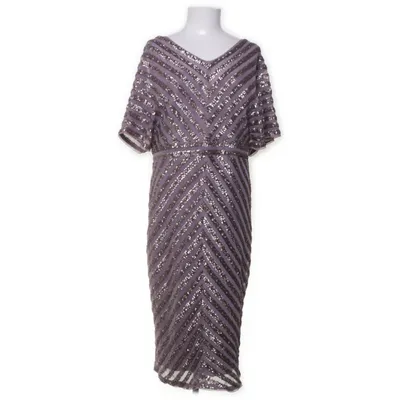 Cocktailkleid (Lila, Silber) von For Costume Polyester