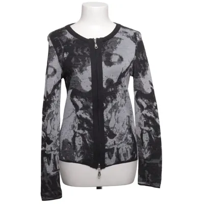 Cardigan (Gris, Noir) de Oui Collection Acrylique, Laine