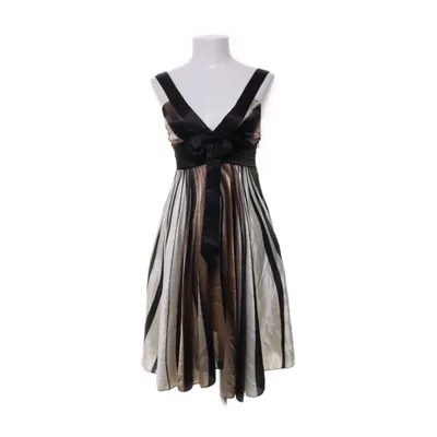 Klänning (Svart, Beige, Vit) från Voyelles Elastan, Polyester