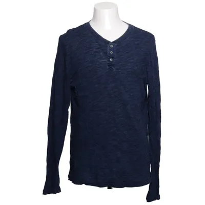 T-shirt manches longues (Bleu) de Blue Ridge Coton