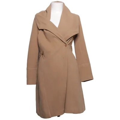 Coat (Beige) from Oasis Elastane, Polyester, Viscose