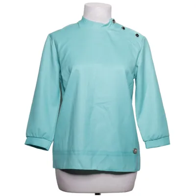 Blouse (Blauw) van Paulza Katoen, Elastaan