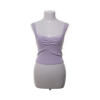 Crop top (Lila) van Forever 21 Katoen, Elastaan