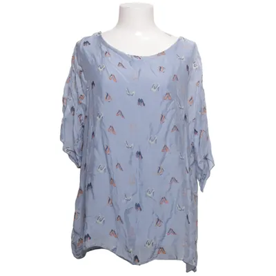 Top (Blue, Multicolored) from Julia Wang Elastane, Silk, Viscose