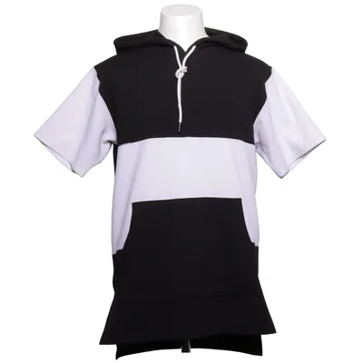 Short sleeve hoodie (Black, White) from Jackson Elastane, Polyester