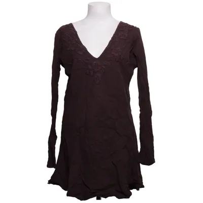 Robe (Marron) de Branting Coton, Lin