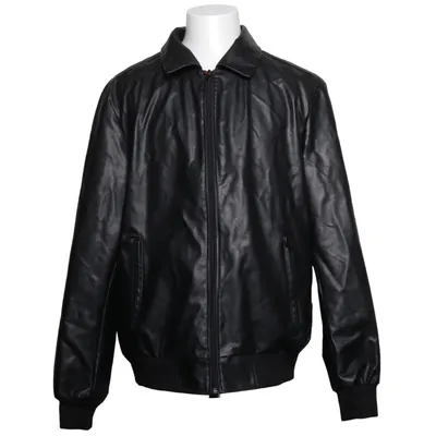 Blouson (Noir) de AC Polyester, Polyuréthane