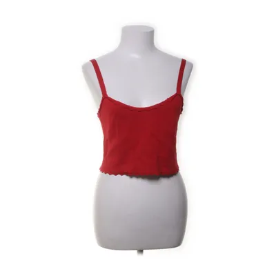 Crop top (Röd) från Zara Viskos, Polyamid