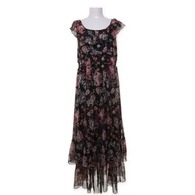 Långklänning (Svart, Flerfärgad) från Halens Polyester