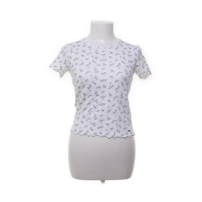 Topp (Vit, Flerfärgad) från Hollister Bomull, Elastan