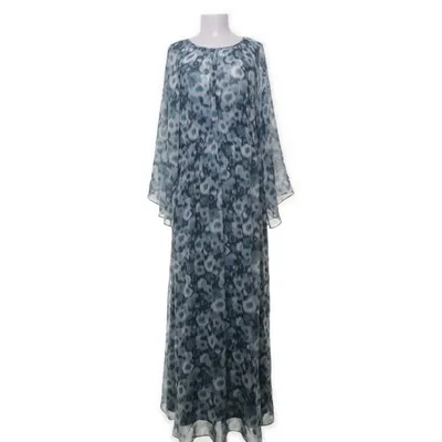 Dress (Blue) from MaxMara Acetate, Polyamide, Silk