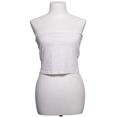 Tube top (White) from Uniqlo Cotton, Elastane, Polyamide, Polyester