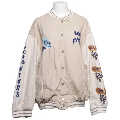 Varsity-jack (Beige, Meerkleurig) van Iets Frans Katoen, Elastaan, Polyester