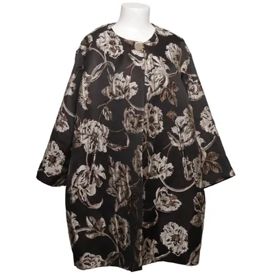 Coat (Beige, Brown) from Ottod'Ame Acetate, Polyester, Viscose