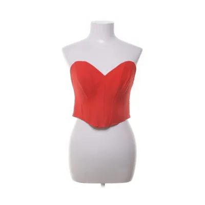Corset (Red) from NA-KD Elastane, Polyester