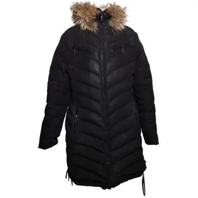 Dunfrakke (Sort) fra Hollies Dun, Fjer, Polyester