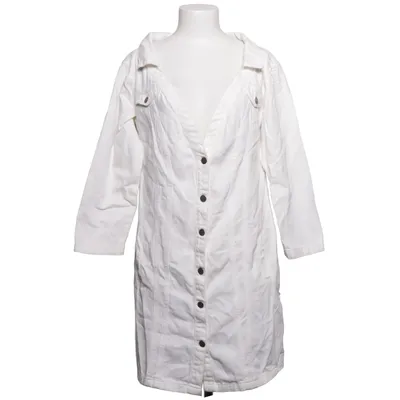 Robe en jean (Blanc) de Boohoo Tall Coton