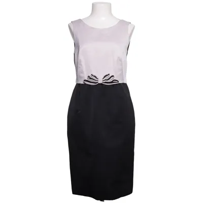Robe de cocktail (Beige, Noir) de Paule KA Acétate, Cupro, Polyester