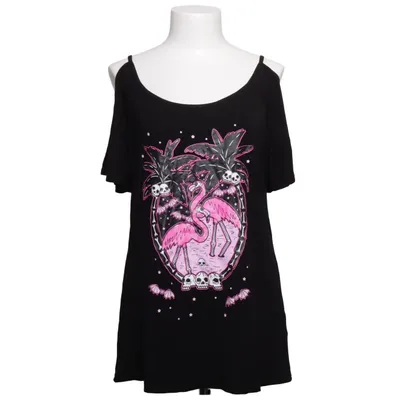 Haut (Noir, Rose) de Banned Élasthane, Viscose