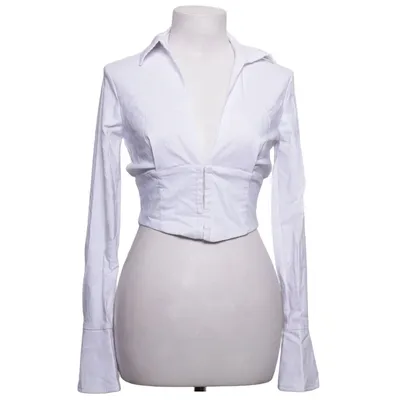Crop top (Blanc) de Urban Outfitters Élasthane, Polyamide, Viscose