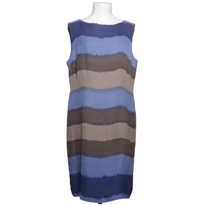 Jurk (Blauw, Bruin, Beige) van Minuet Polyester, Zijde