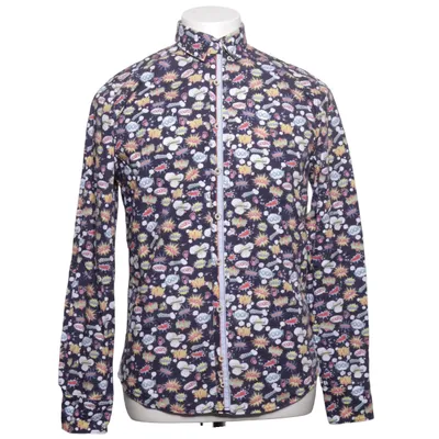 Shirt (Black, Multicolored) from Colours & Sons Cotton