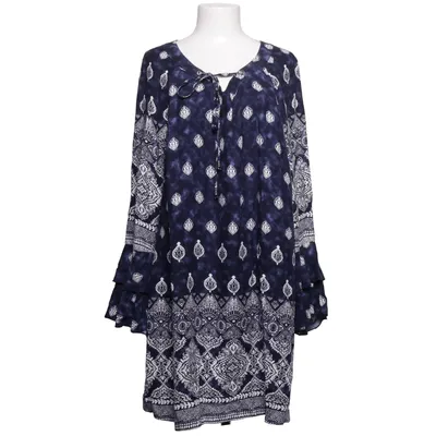 Tunique (Bleu, Blanc) de Ulla Popken Viscose