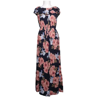 Robe longue (Bleu, Multicolore) de Colloseum Viscose