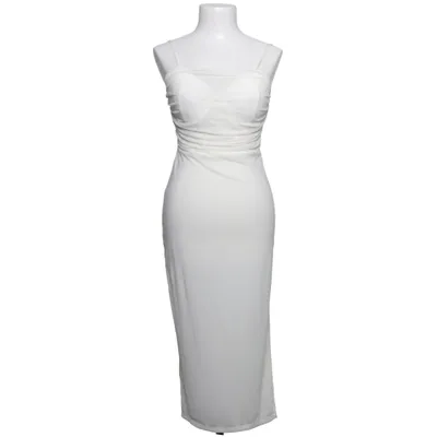 Maxikleid (Weiß) von Haute Monde Elasthan, Polyamid, Polyester