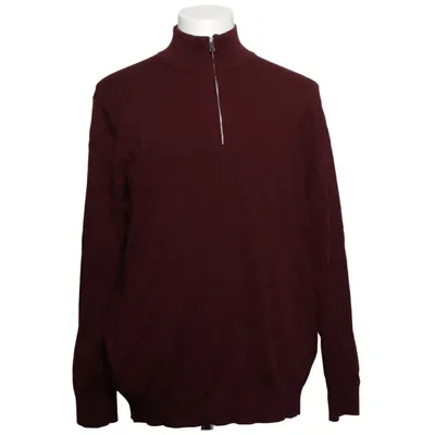 Trui (Rood) van Profuomo Katoen, Polyamide, Zijde, Tencel