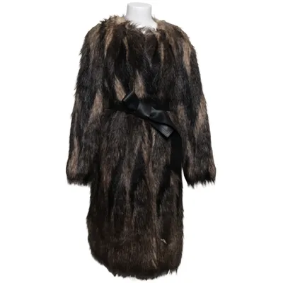 Wintermantel (Schwarz, Beige) von H&M Polyester, Acryl