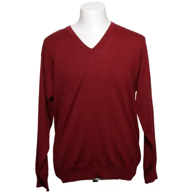 Pullover (Röd) från Classic Man Akryl, Merinoull